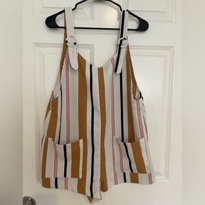 Forever 21 Striped Romper